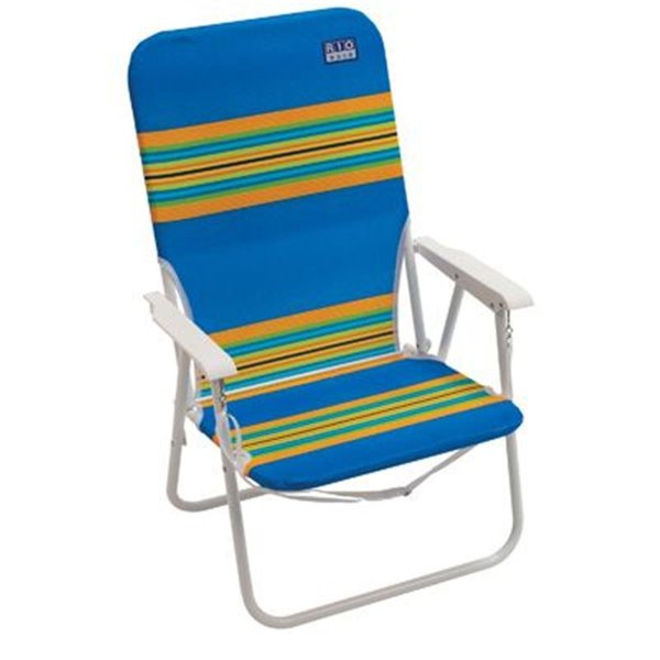 Grillgear SC515-TS Aloha Collection Sun N Sport 1 Position Folding Beach Chair GR136490